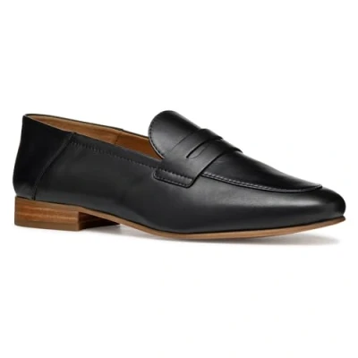 Afbeelding van Geox Mantinea Instappers, Dames, Maat: 36.5, Black Leer