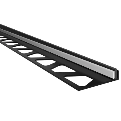 Afbeelding van Schlüter SB MGS douche afschotprofiel rvs mat zwart 10 mm x 120 cm