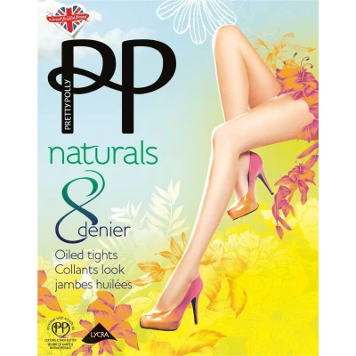 Afbeelding van &quot;Pretty Polly 8D. &quot;&quot;Naturals&quot;&quot; Oiled Shine Summer Tights&quot;