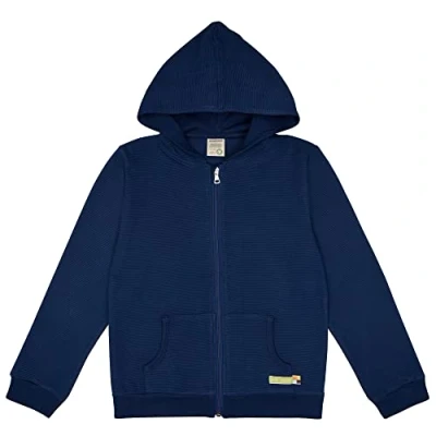 Afbeelding van loud + proud Sweater met rits voor kinderen, Maat: 74/80, Dunkelblau