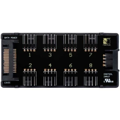 Afbeelding van Noctua NA FH1 Fancontroller 8x Fan 1x S ATA for 12V fans, 4 pin PWM Zwart