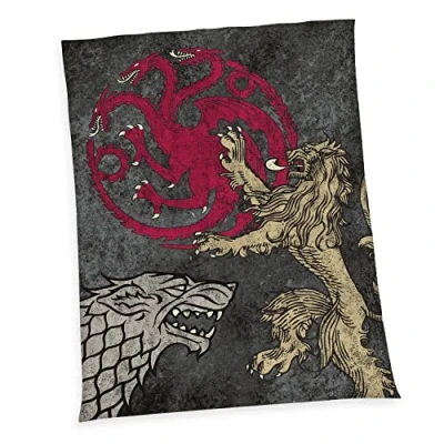 Afbeelding van Deken game of thrones met leuk motief, knuffeldeken