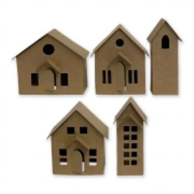 Afbeelding van Sizzix Thinlits Die Set 16PK Paper Village 664741 Tim Holtz (10 20)