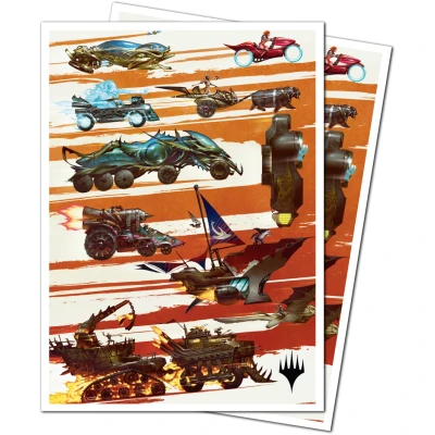 Afbeelding van Ultra Pro Magic: the Gathering Aetherdrift APEX Sleeves: Finish Line Bundle Key Art (100 stuks)