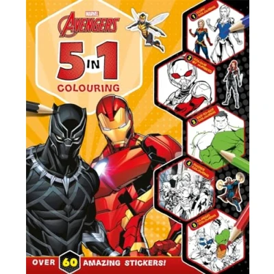 Afbeelding van Marvel Avengers: 5 in 1 Colouring