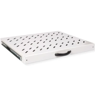 Afbeelding van ROLINE 19 inch plank 1 U , Uitschuifbaar 350mm diep 25 kg grijs