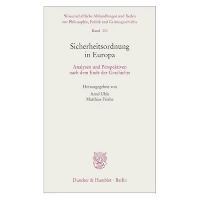 Afbeelding van Sicherheitsordnung in Europa: Analysen und Perspektiven nach dem Ende der Geschichte: 111