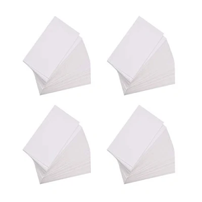Afbeelding van nbeads 100 Stks Plain Wit Papier Sieraden Oorbel Display Kaarten Opknoping Houder voor of Oor