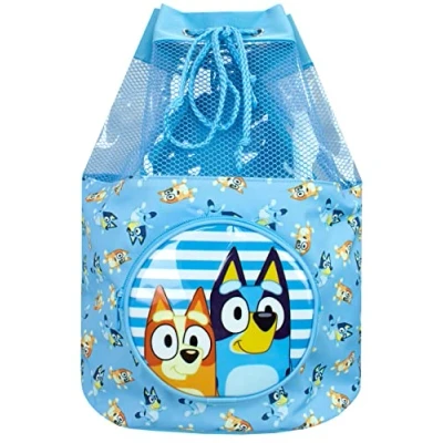 Afbeelding van Bluey Zwemtas Kids Beach Pool Swim Drawstring rugzak voor jongens of meisjes