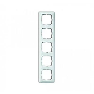 Afbeelding van Busch Jaeger BJ afdekraam 5 voudig 2515 214K 102 alpin wit