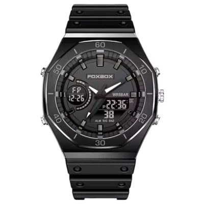 Afbeelding van foxbox Heren Horloge Dubbele Display