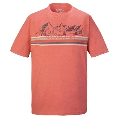 Afbeelding van killtec heren Functioneel T shirt/T shirt korte mouw KOS 64 MN TSHRT, helles ziegelrot, S, 42861 000