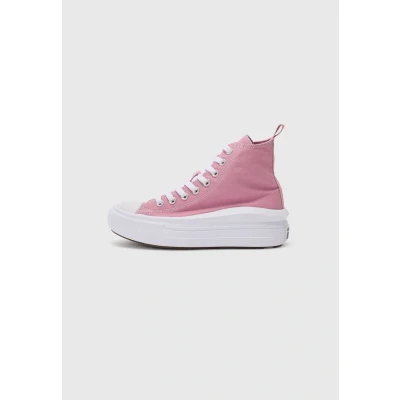 Afbeelding van Converse Chuck Taylor ALL STAR MOVE Unisex Sneakers hoog voor kinderen, Maat: 35.5, Cliffside rose/white/black Imitatieleer/ textiel