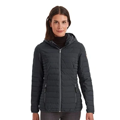 Afbeelding van G.I.G.A. DX Ventoso Wmn gewatteerde Jckt D casual functionele jas in dons look met afritsbare capuchon