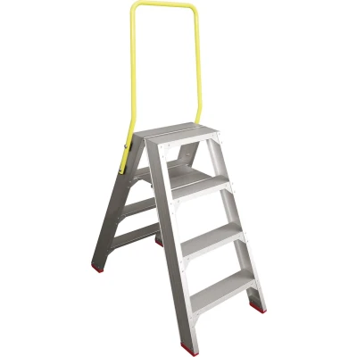 Afbeelding van Little Jumbo 4741000204 SuperPRO Dubbele Trap Aluminium 2 X 4 Treden Max. Werkhoogte 2.95 M.