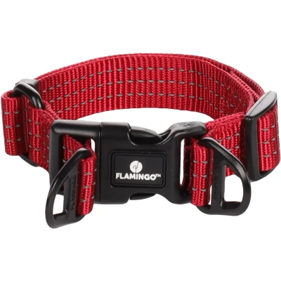 Afbeelding van &quot;Hondenhalsband Zorba: Effectieve Trekontlasting voor Optimaal Comfort&quot; Rood / S 30 45cm x 25mm 2mm