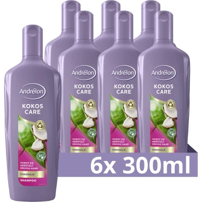 Afbeelding van 6x Andrelon Special Shampoo Kokos Care 300ml