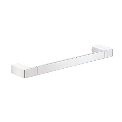 Afbeelding van Gedy G Kala Lumpur handdoekhouder CM.35, kleur chroom, componenten van messing en glas, garantie 2 jaar, afmetingen 2,5 x 35 6,6 cm gewicht 0,506 kg, Design R&amp;S, verchroomd,