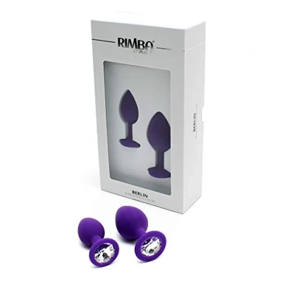 Afbeelding van Rimba Berlin Buttplug Duo Set met Bling Paars