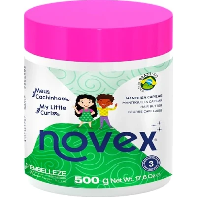 Afbeelding van Novex My Little Curls Haarboter voor kinderen vanaf 3 jaar, Leave in Hydrateert krullen Diep, Geschikt alle soorten 500g
