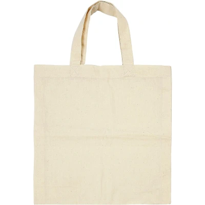 Afbeelding van Tas Creotime 27.5x30cm 5 stuks katoen naturel