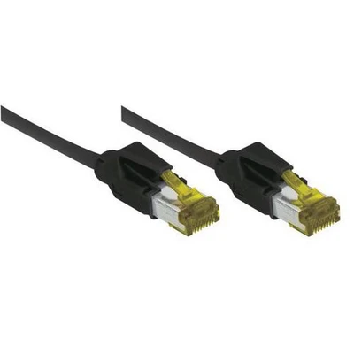 Afbeelding van CONNECT 1,50 m volledige koperen RJ45 S/FTP Cat 6a LSOH snagless patchkabel zwart