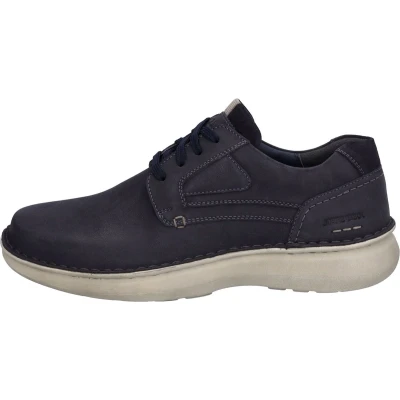 Afbeelding van Josef Seibel ALAN Sportieve veterschoenen, Heren, Maat: 42, Indigo Leer