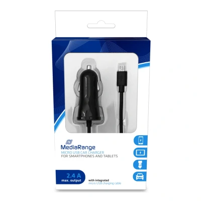 Afbeelding van MediaRange Micro USB auto oplader
