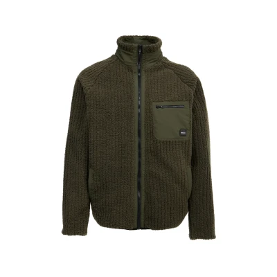 Afbeelding van Indicode Jeans Fleecejas, Heren, Maat: Small, Army