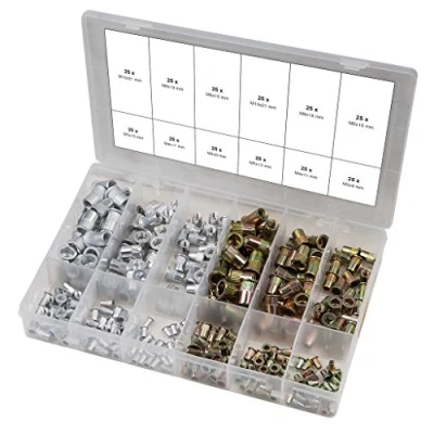 Afbeelding van KS Tools 970.0630 Assortiment draadeinden, staal en aluminium, M3x9mm M10x21mm, 300 delig
