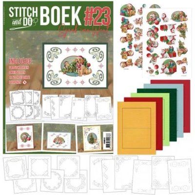 Afbeelding van Stitch and do Book 23 Christmas Pets