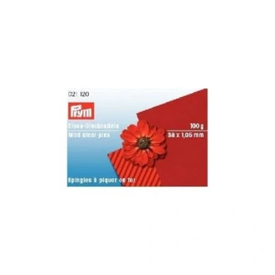 Afbeelding van Prym 021120 spelden, 1,05 x 36 mm, zilverkleurig, ijzer, mm