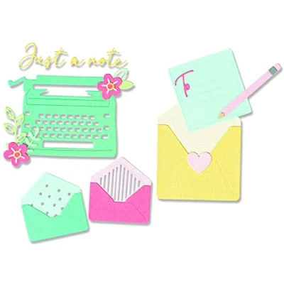 Afbeelding van Sizzix Thinlits Die Set 16PK You&#039;ve Got Mail van Olivia Rose, 665820