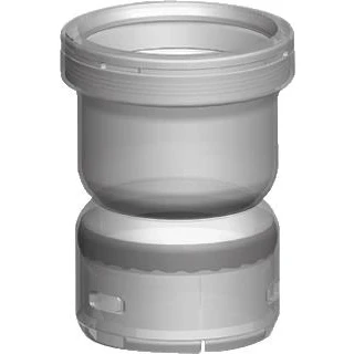Afbeelding van Ubbink Rolux Flex koppelstuk PP transp. Ø 60/80 mm flex/mof