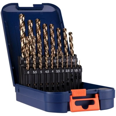 Afbeelding van Metaalspiraalboren set cobalt DIN 338