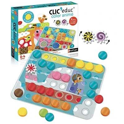 Afbeelding van Nathan Clic educ Color Anime, leerspel voor kleuren met optische effecten vanaf 2 jaar