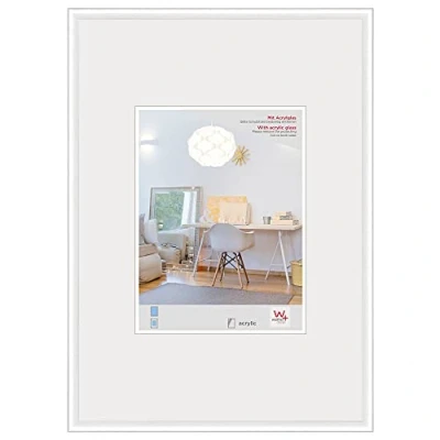 Afbeelding van Walther Design Kvx040W New Lifestyle Kunststof Fotolijst, Kunstglas, 30 X 40 Cm, Wit
