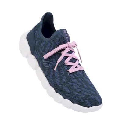 Afbeelding van Dare2B Dames Hex at Gerecycled Knit Trainers Sneaker, Orion Grey Powder Pink, 6.5 UK, Poeder Roze, 39.5 EU