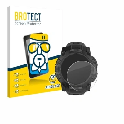 Afbeelding van BROTECT Screenprotector voor Garmin Instinct 3 Tactical AMOLED Edition (50 mm) Folie Beschermfolie Beschermglas transparant