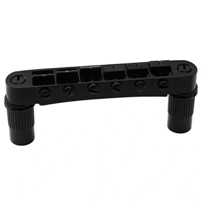 Afbeelding van Musiclily Pro 52mm Tune o matic Brug Wide Body voor Epiphone Les Paul SG stijl Elektrische Gitaar, Zwart