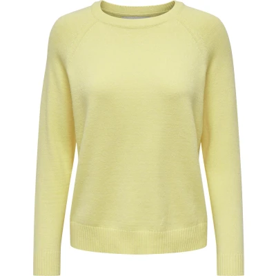 Afbeelding van ONLY Onllesly Kings Trui, Dames, Maat: Small, Yellow pear