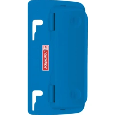 Afbeelding van Brunnen 102065033 pocket perforator Colour Code om in te pakken, met liniaal reliëf en houder functie) blauw/azuur