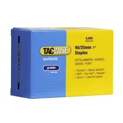 Afbeelding van Tacwise nieten voor tacker Type 90 25 mm Gegalvaniseerd 5000 stuks