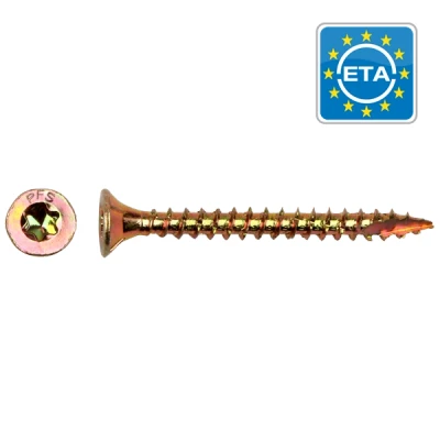 Afbeelding van Houtschroef Torx 4,0x40 Geel vz
