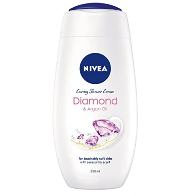 Afbeelding van 6er Pack NIVEA Verzorgende Douchecrème Diamond &amp; Argan Oil 250 ml