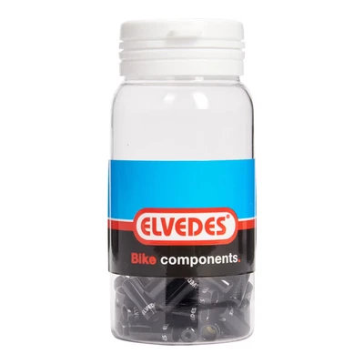 Afbeelding van Elvedes Kabelhoedje 4,2mm seal zwart (50x) alum. ELV2012008