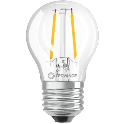 Afbeelding van Ledvance Classic LED E27 Peer Filament Helder 1.5W 136lm 827 Zeer Warm Wit Vervangt 15W