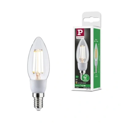 Afbeelding van Paulmann 29128 Eco Line filament 230 V LED kaars E14 525 lm 2,5 W 3000 K helder verlichtingsmiddel