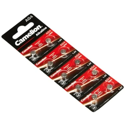 Afbeelding van Camelion 12051004 Alkaline knoopcel (AG 4/LR66/LR626/377, 1,5 V, blisterverpakking van 10)