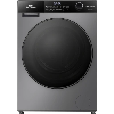 Afbeelding van Everglades EVWM91412AG Zuinige Wasmachine 9KG A Klasse Stoomfuncties/Allergie+ Koolborstelloze Motor Zeer Stil 72dB Titanium Grijs 5 Jaar Garantie